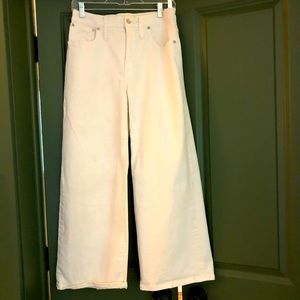 Madewell wide leg crop Jean 28 tall